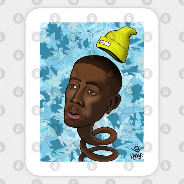 Spinning Mind of Tyler Sticker by TheDopestRobot